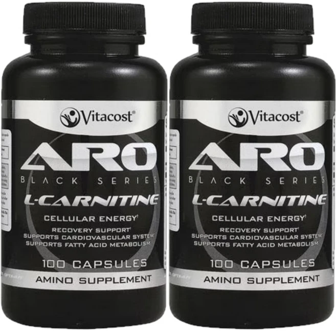 비타코스트 아로 블랙 시리즈 엘 카르니틴 500mg, 2팩, 100정, 100정 - 쿠팡