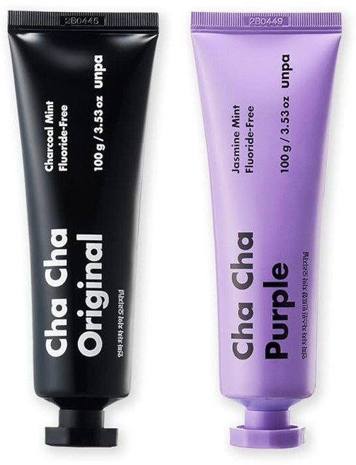 1+1 기획 300만 돌파 기념 특별 기획 세트 chacha original + chacha purple 차차치약, 1개, 1g