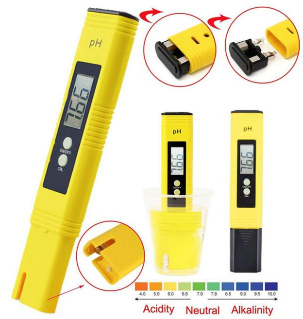 염도계 디지털 염도측정기 염분 나트륨 측정 가정용 휴대용 고정밀 0 01 LCD PH 물 음식 수족관 수영장 수경법 포켓 사이즈 테스터 대형 051EA 7, 01 A, 1개