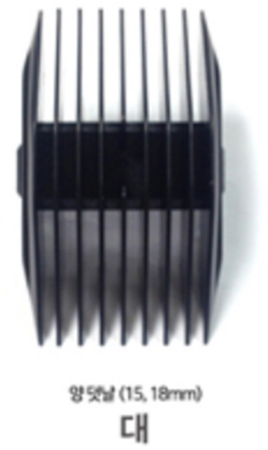 보거스 전문가용 이발기 바리깡 양덧날 소 (3 6mm)/덧빗/덧날/클리퍼/짹, 대 (15/18mm)