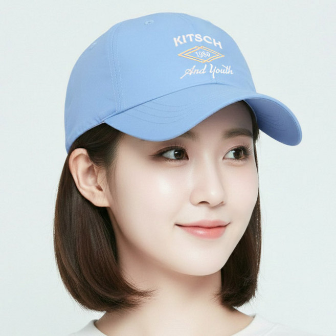 [국산] 베이직엠 여름 워터파크 볼캡 KITSCH 러닝 방수모자