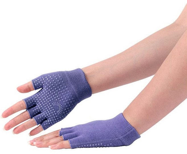 데비 논슬립 요가 장갑, 블루, 1개