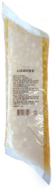 (아이스포장)선인 사과파이필링1kg 애플파이 와플잼, 1kg, 1
