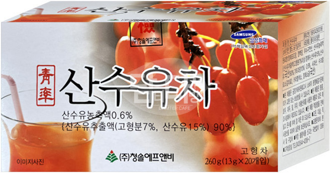청솔 산수유차 20스틱, 20개입, 20개입, 13g, 1개