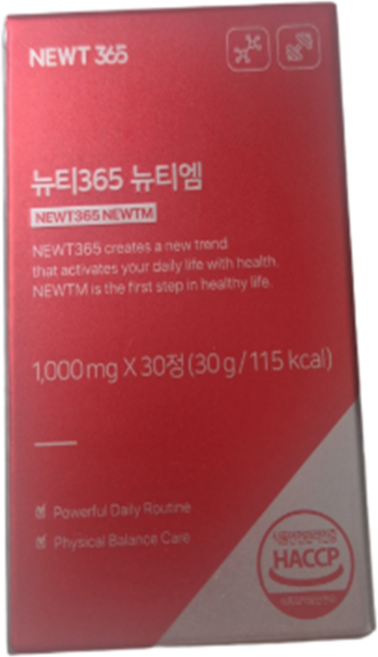 뉴티 엠 뉴티365 락토페린 타우린 단백질 흡수 건강 헬스 근력 빠른 단백질 흡수 30 1개, 30정, 1박스