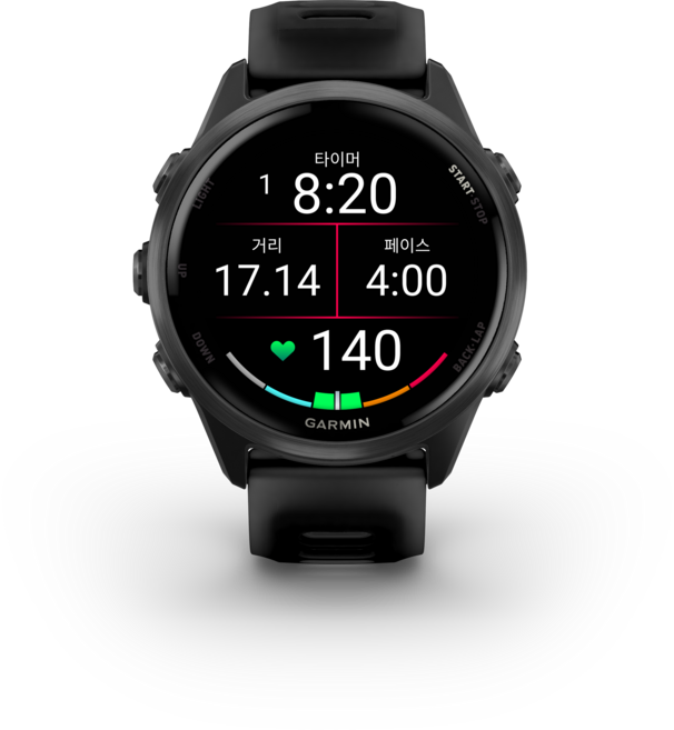 가민 포러너 570 러닝 GPS 스마트워치 42mm, 블랙, 3.04cm, GPS + 블루투스