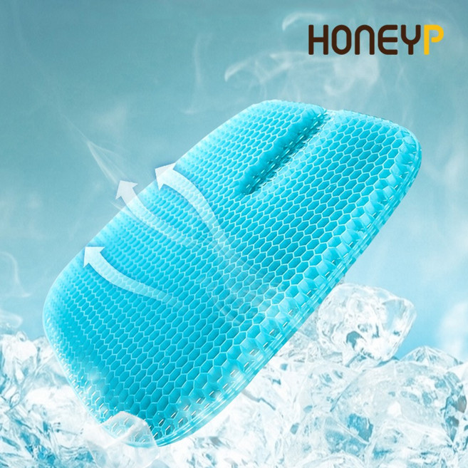 허니피 2중 벌집 실리콘 방석 쿨방석 기능성 여름 사무실 수험생, 허니피 3세대 실리콘 방석, 1개