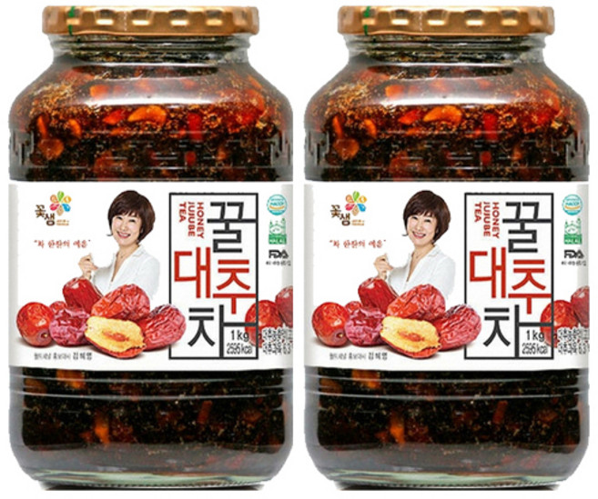 꽃샘 참조은 꿀대추차 1Kg, 1개입, 2개