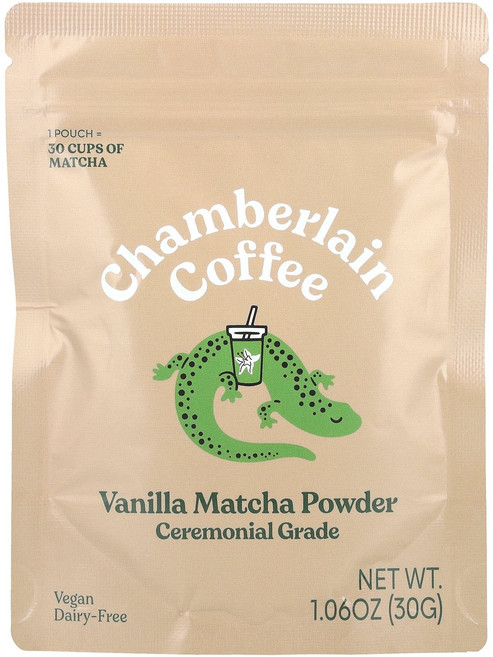체임벌린 커피 바닐라 말차 파우더 가루 분말 의식용 1.06온스 30g Chamberlain Coffee Vanilla Matcha Powder Ceremonial Grade, 체임벌린 커피 바닐라 말차 파우더 가루 분말 의식용 1
