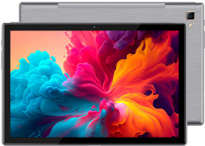 이엠비 L10 10.1인치 안드로이드 태블릿PC Wi-Fi 32GB 인강용태블릿 카페메뉴판, gray silver