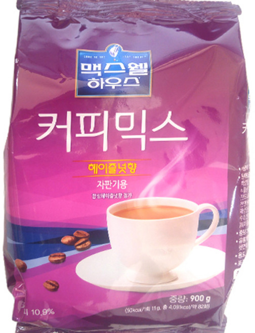 맥스웰하우스 커피믹스 헤이즐넛향 자판기용, 900g, 3개, 900ml, 1개입