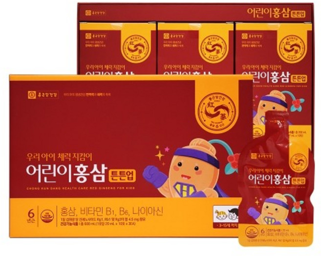 종근당건강 어린이홍삼, 1정, 1개
