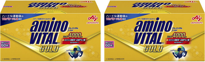 AJINOMOTO 味之素 Amino Vital 黃金 胺基酸 4000mg 顆粒 60入, 2個, 282g