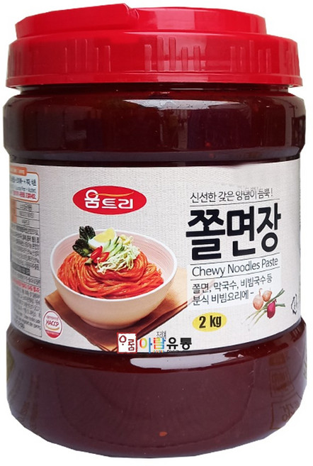 움트리 쫄면장 쫄면양념소스 2kg x 6개 박스, 1박스