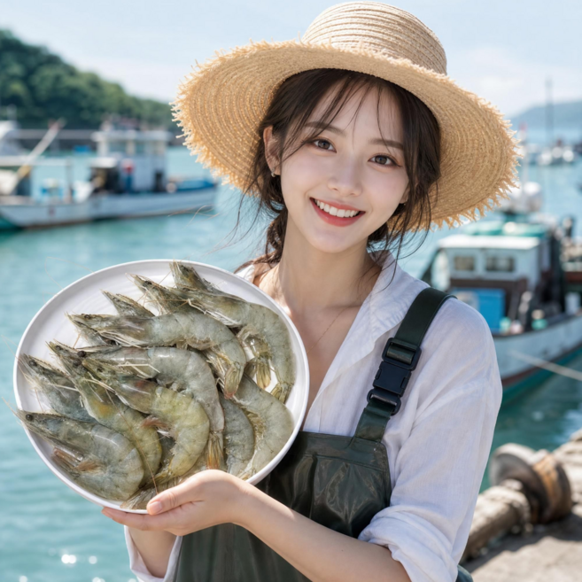 국내산 자연산 대하, 1개, 800g(1%<갓수확> 세이프추천 새우 인기HOT)