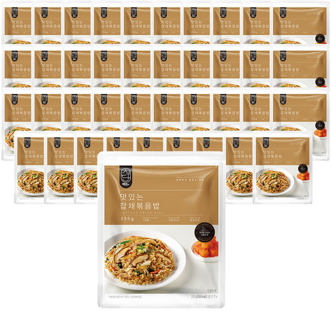 허닭식단 맛있는 잡채볶음밥 250g, 40개