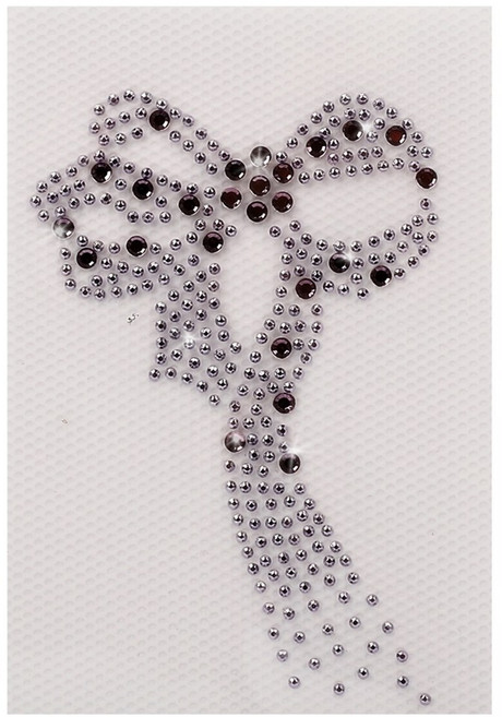 아클라 핫픽스 모티브 디자인 의류부자재 스톤 큐빅 크리스탈_, 11. 퍼플리본, 1개