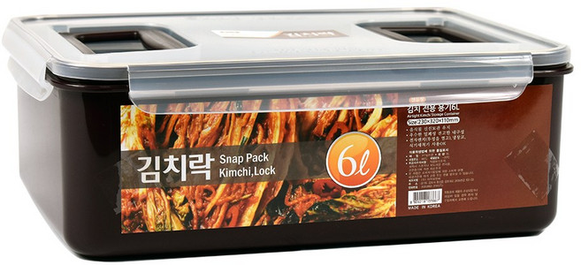 핸들형 김치통 김치락 6L 딤채김치통, 1개