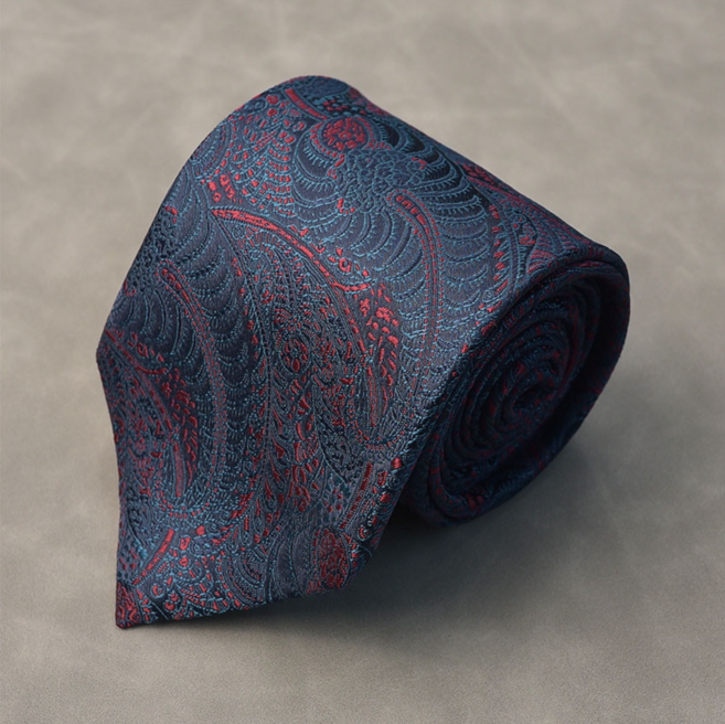 어버너 피콕 페이즐리 넥타이 3color