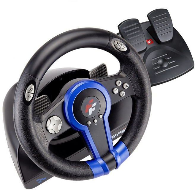 NS Switch 1&2 賽車方向盤 也支援PC FlashFire 富雷迅 ES300A 瑪利歐賽車 WRC 極速, 1個