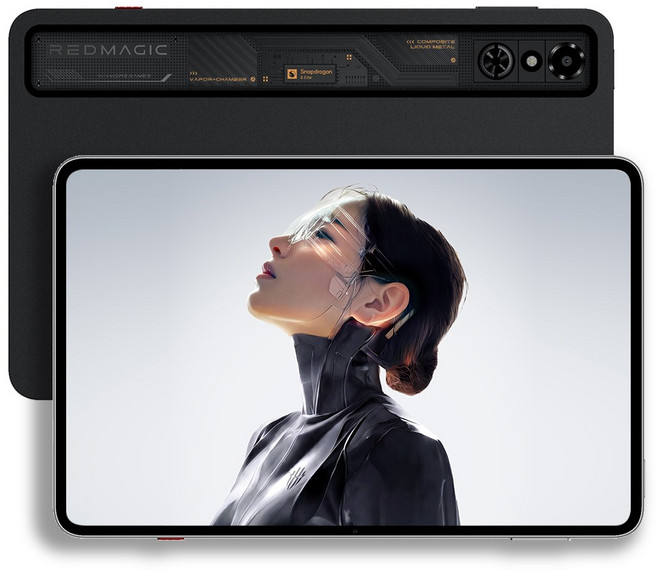 REDMAGIC Astra 게이밍 태블릿 Snapdragon 8 Elite 9.06인치 2.4K OLED 향상된 쿨링 8200mAh 24GB 1TB WIFI 레드매직 아스트라, Wi-Fi, 256GB, Eclipse