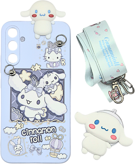 시나모롤 거울 스트랩 A23 A24 A25 A33 A34 A35 휴대폰 케이스