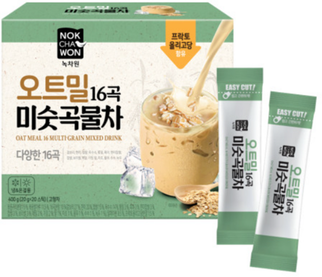 녹차원 오트밀 16곡 미숫곡물차, 20g, 20개입, 5개