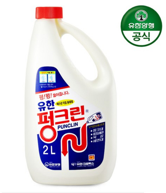 유한락스 펑크린 2L 배수구 싱크대, 1개