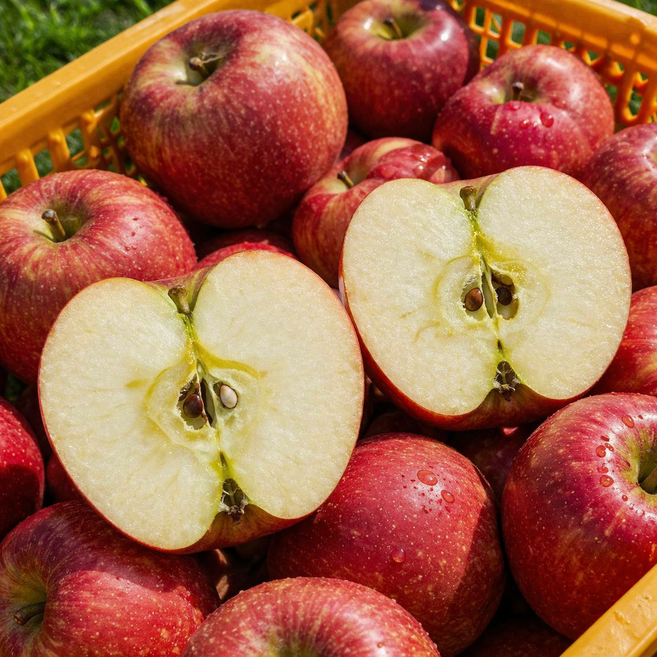 [역대급70%할인] 밀양 프리미엄 선물용 과즙꿀폭탄 햇 부사 사과 5KG 대과, 1박스