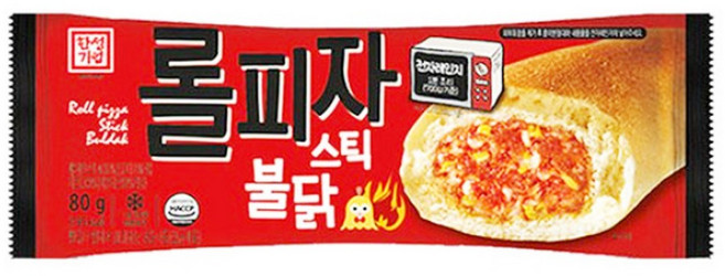 한성기업 롤피자스틱 불닭, 80g, 2개