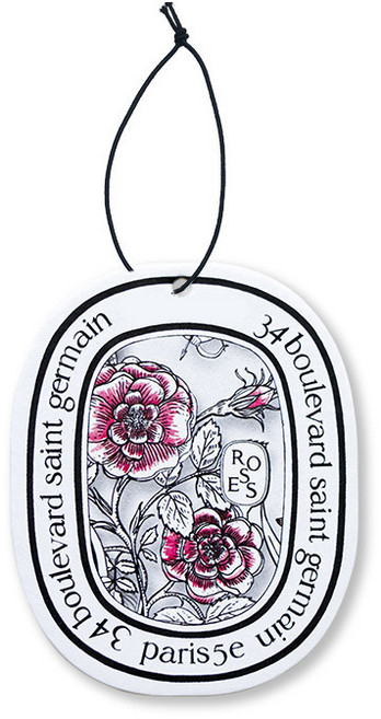 diptyque 車載香薰片 玫瑰香調, 1個, 玫瑰:1個