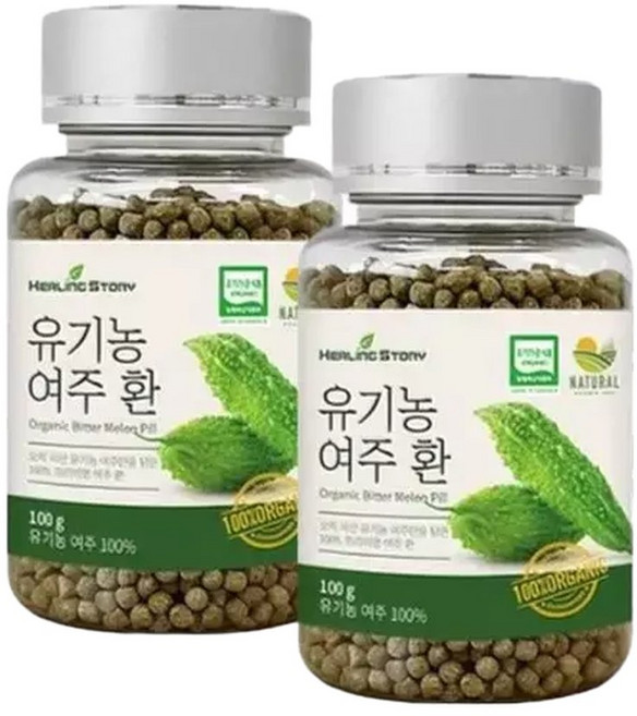 힐링스토리 국산 여주환 100g 2통, 2개