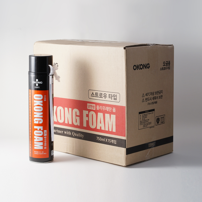 (주)오공 우레탄폼/우레탄폼건/폼크리너/폼건, 3개