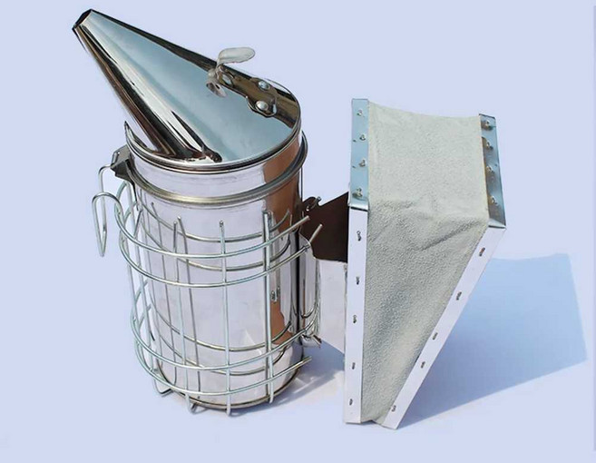 훈연기 스테인리스 양봉자재 양봉 꿀벌 연무기 벌통, 1개