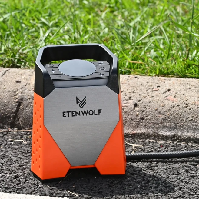 에텐울프 제피르 S3/S5 휴대용 타이어 공기 주입기 100% 작동률 7800/15600mAh 자동차 자전거 펌프 (신제품), ZEPHYR S5, 1개, 1)ZEPHYR S3