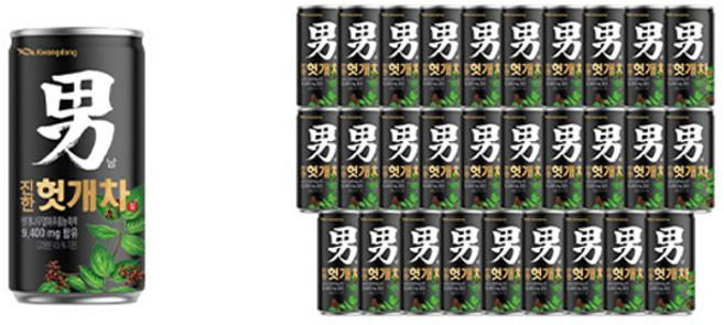 광동 진한 헛개차 180ml X 30개