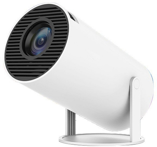 HY300pro 프로젝터 캐논 안드로이드 wifi 고화질 스마트 캠핑용 휴대용 가정용 프로젝터, 미국 규정(US), 화이트 스마트 버전(안드로이드 시스템, Wi-Fi 지원, 950S(안드로이드 11)