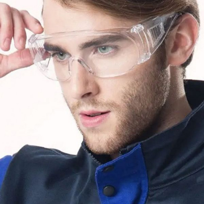 분진방지 눈보호 투명 보안경 안전고글 작업용 교통공사 열적외선차단 용접 실험용 절단안경, 1개