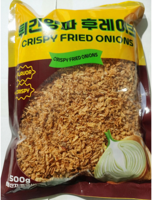 튀긴양파 후레이크 씨엘푸드, 500g, 3개