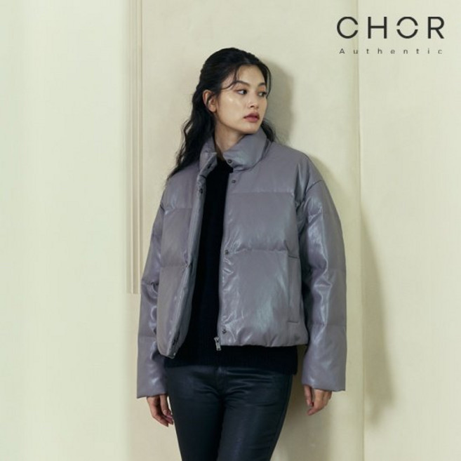 코어 어센틱 25FW FAUX 레더 덕 다운 [런칭 가격 149 900원]