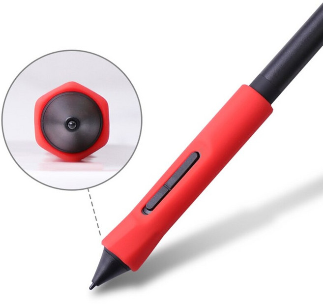 와콤 인튜어스 펜 그립, 1개, 레드