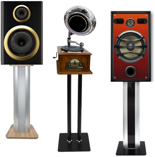 스피커 스탠드 오디오 받침대 다이 사운드바 거치대, 07 ST2-62