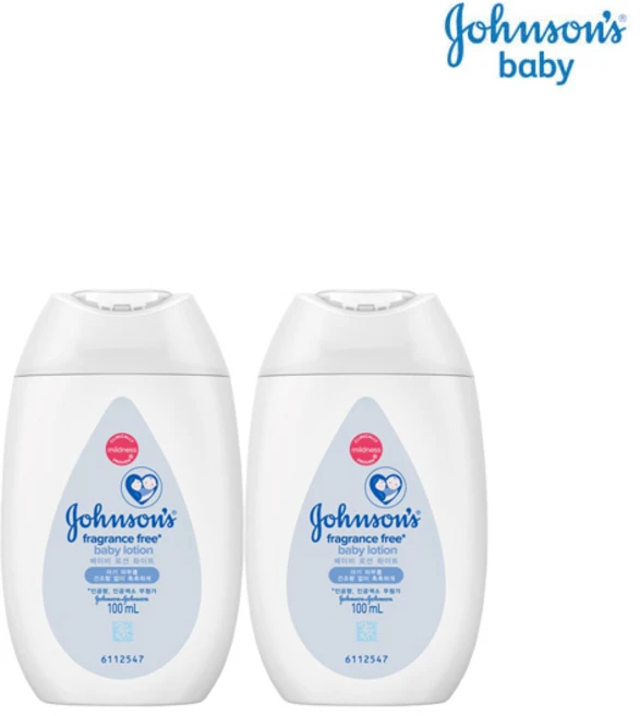 존슨즈베이비 베이비 로션 화이트, 100ml, 2개 - 쿠팡