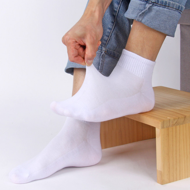 발렌티노크리스티 텐션좋은 남성용 마이크로 메쉬 망사 윈드 경량 바닥로고 단목 양말 10켤레 사계절용