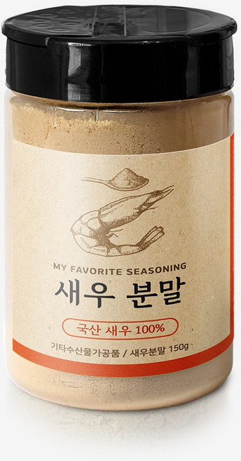 미드움애 국내산 새우분말, 150g, 1개