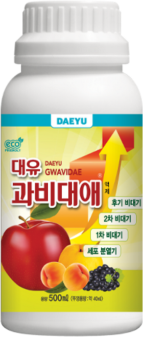 농업마켓365 대유 과비대애 액제 사과 과수 비대제 비대영양제, 1개, 1L