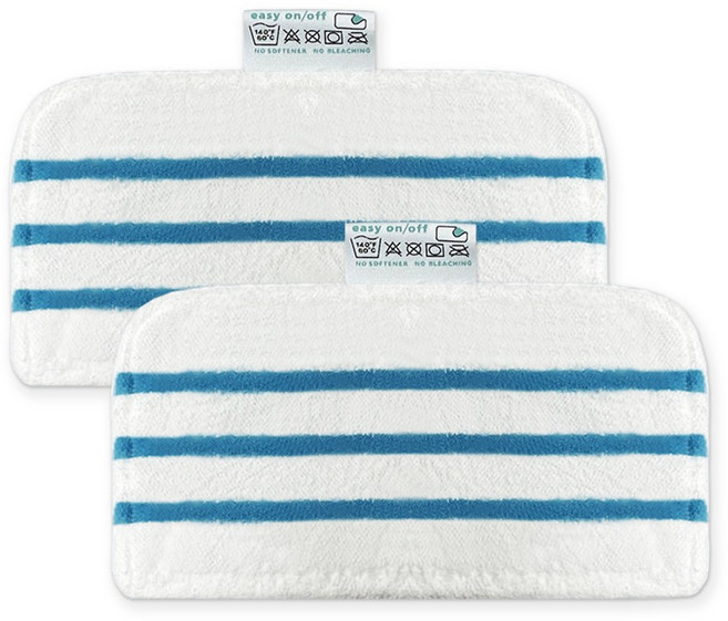 [호환] BNC INT 블랙앤데커 스팀 청소기 FSMP20 FSMH 13E5 13151SM 1300FX FSM 1500 16XX 극세사 물 걸레 패드 세트, 2개, 리필