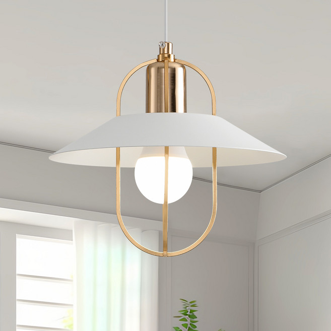 joxy 십자형 디자인 식탁조명 1등 팬던트조명 6834-A, 흰색