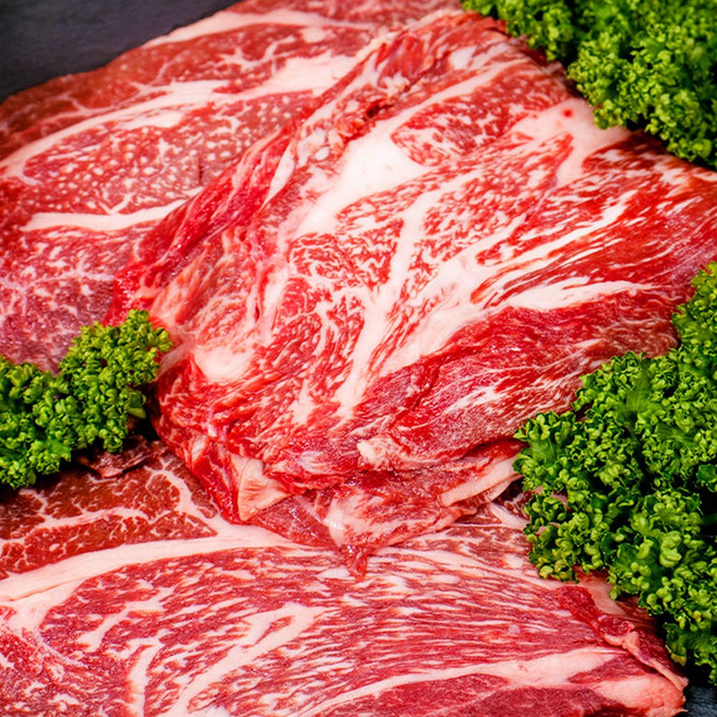 한우 암소 등심대패 200g 3팩 구이 샤브샤브 소고기, 한우 암소 대패등심 200g 2팩