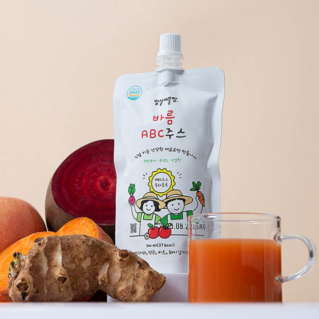 임실애플팜 바름 HACCP 100% 국내산 무설탕 무방부제 무색소 ABC 주스, 30개, 100ml